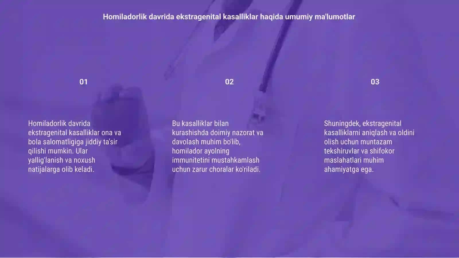 Homiladorlik davrida ekstragenital kasalliklarning ona va bola salomatligiga ta'siri 3