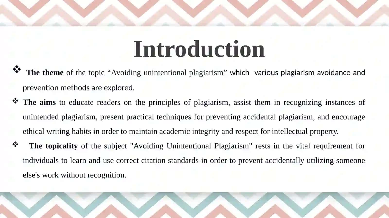 Avoiding Unintentional Plagiarism 3