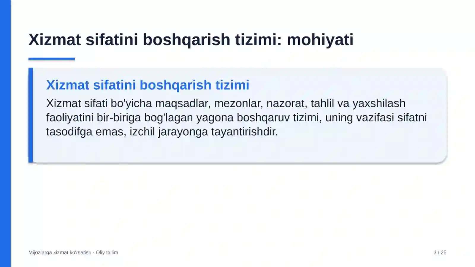 aviatsiya texnikasini ta'mirlash korxonalarida xizmat sifatini boshqarish tizimi 6424 3