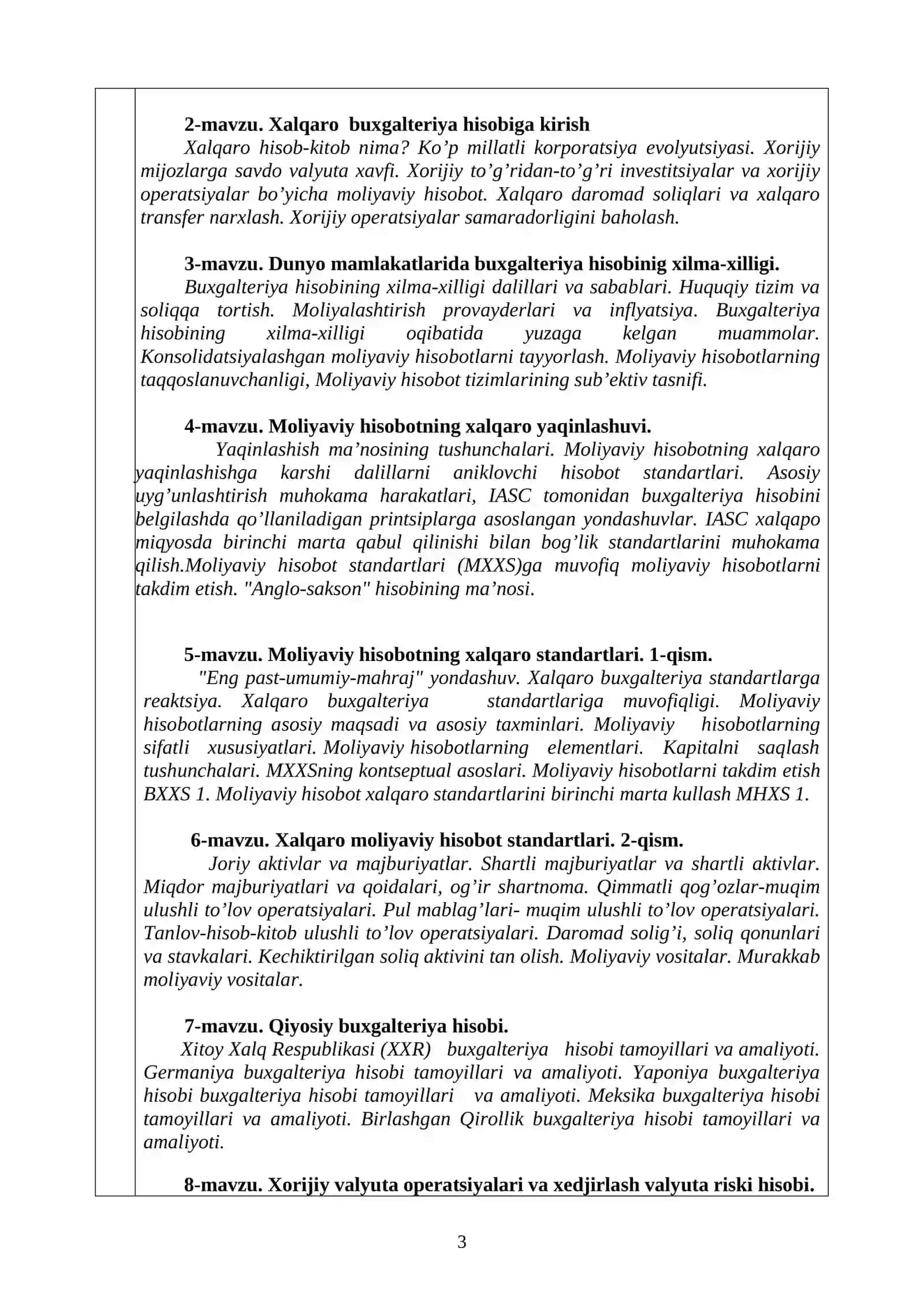 Buxgalteriya hisobining xalqaro amaliyoti va boshqaruvl 3