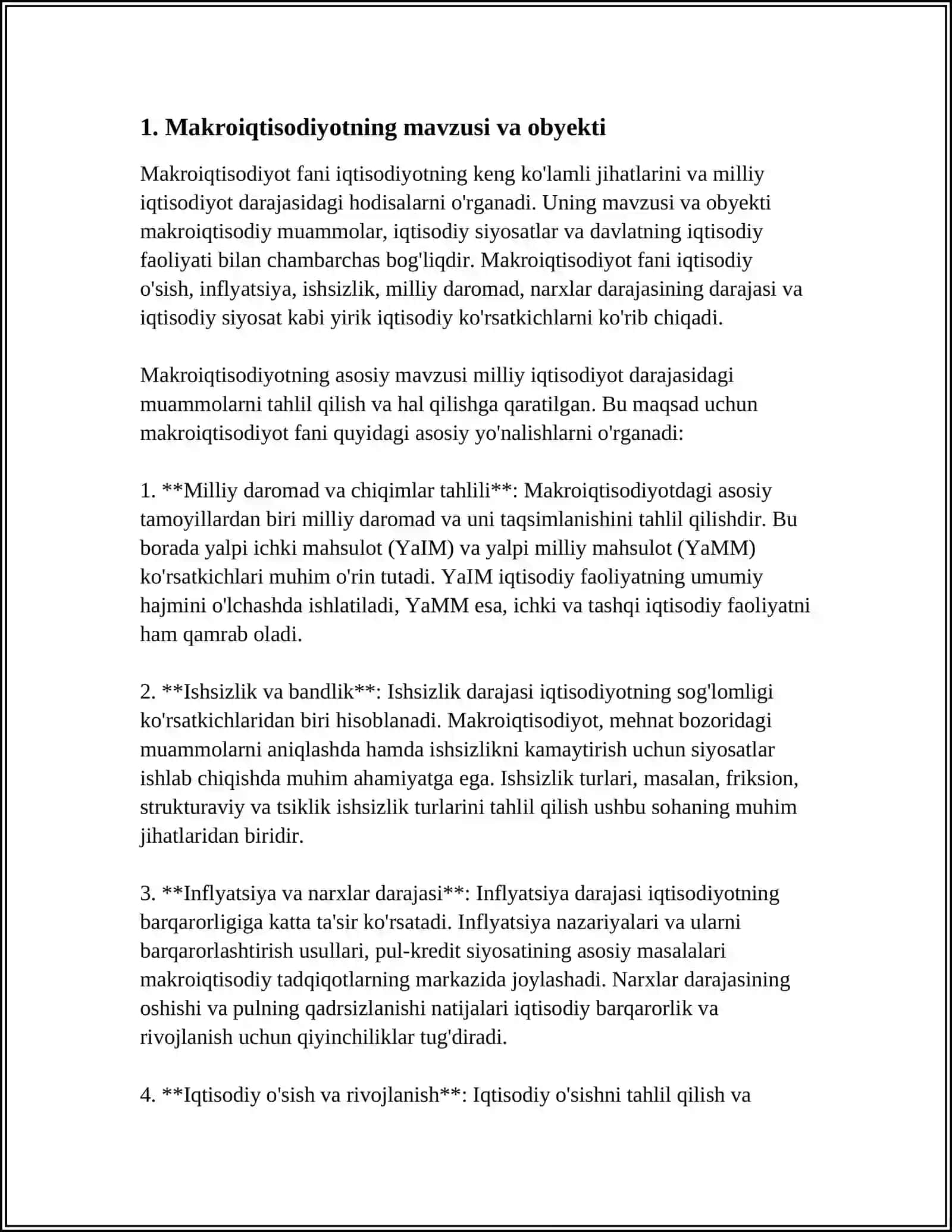 MAKROIQTISODIYOT FANIGA KIRISH 3