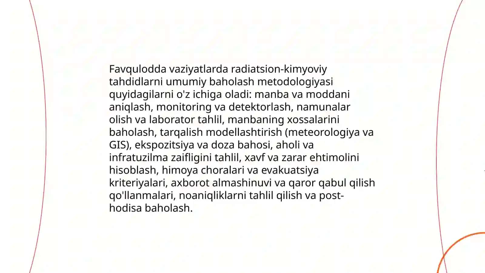 Favqulotda vaziyatlarda radiatsion kimyoviy vaziyatlardi baxolash Najmiddinov Mirsaid 3