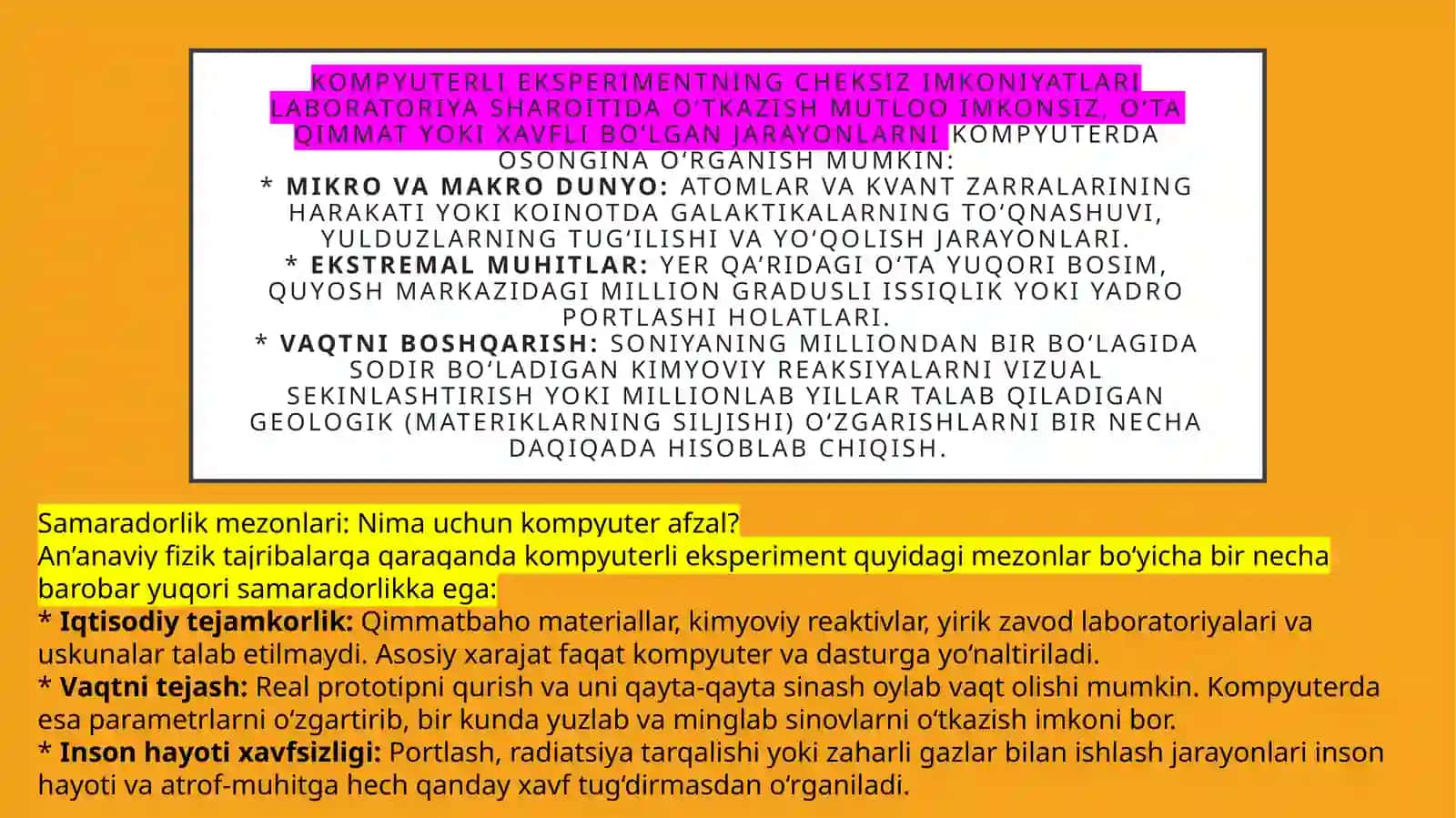 Kompyuterlieksperiment 3