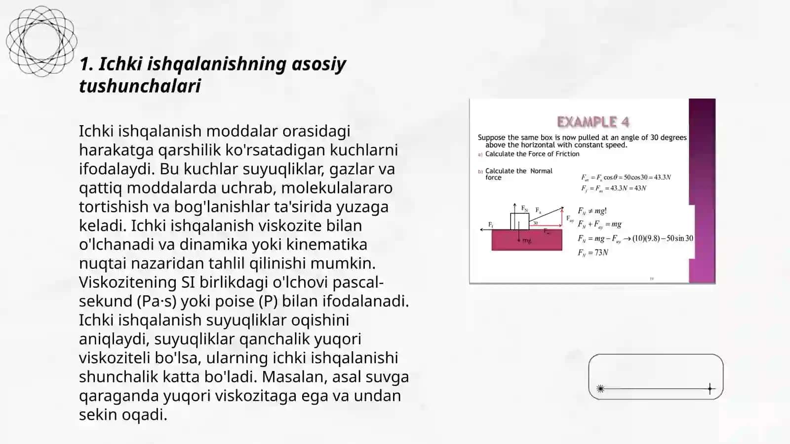 Ichki ishqalanish koeffitsientini aniqlash usullari 3