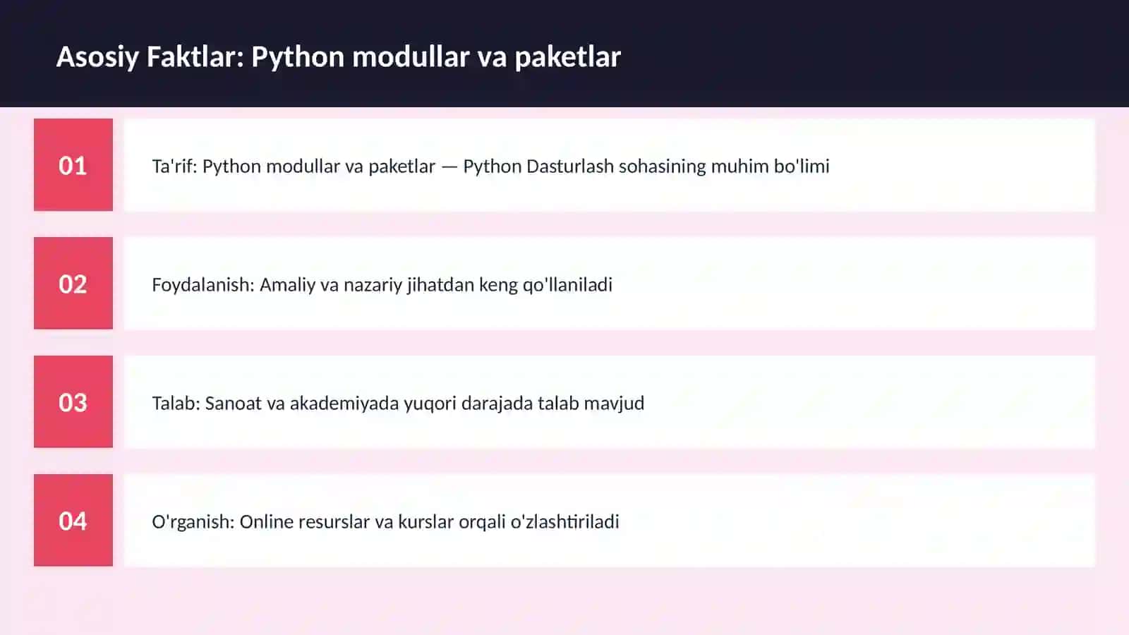 DASTURLASH | PYTHON DASTURLASH 3