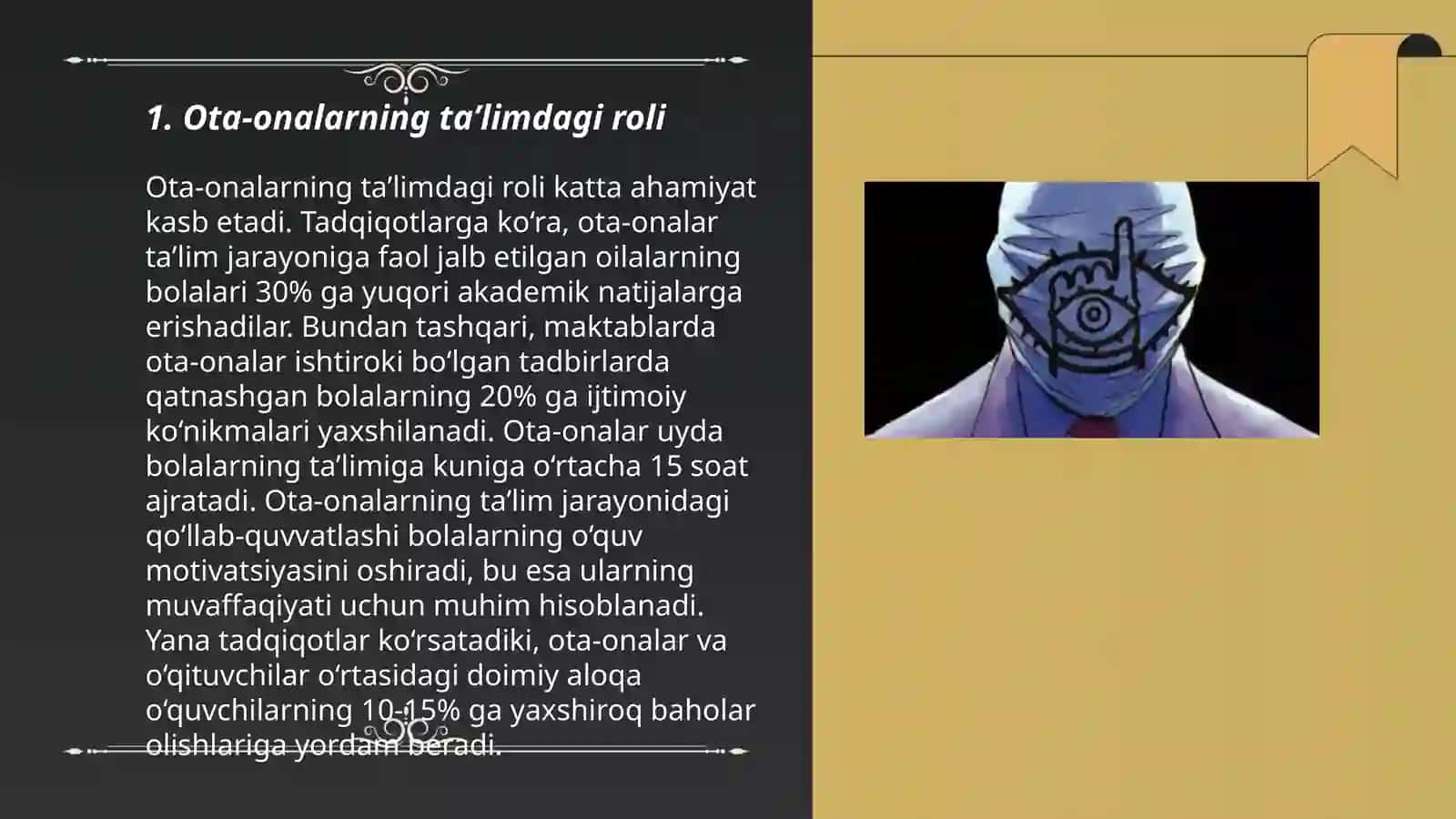 Yordamga muhtoj boʻlgan bolalarni taʼlim tizimiga jalb etishda ota-onalar, oila va jamoatchilik bilan ishlash 3