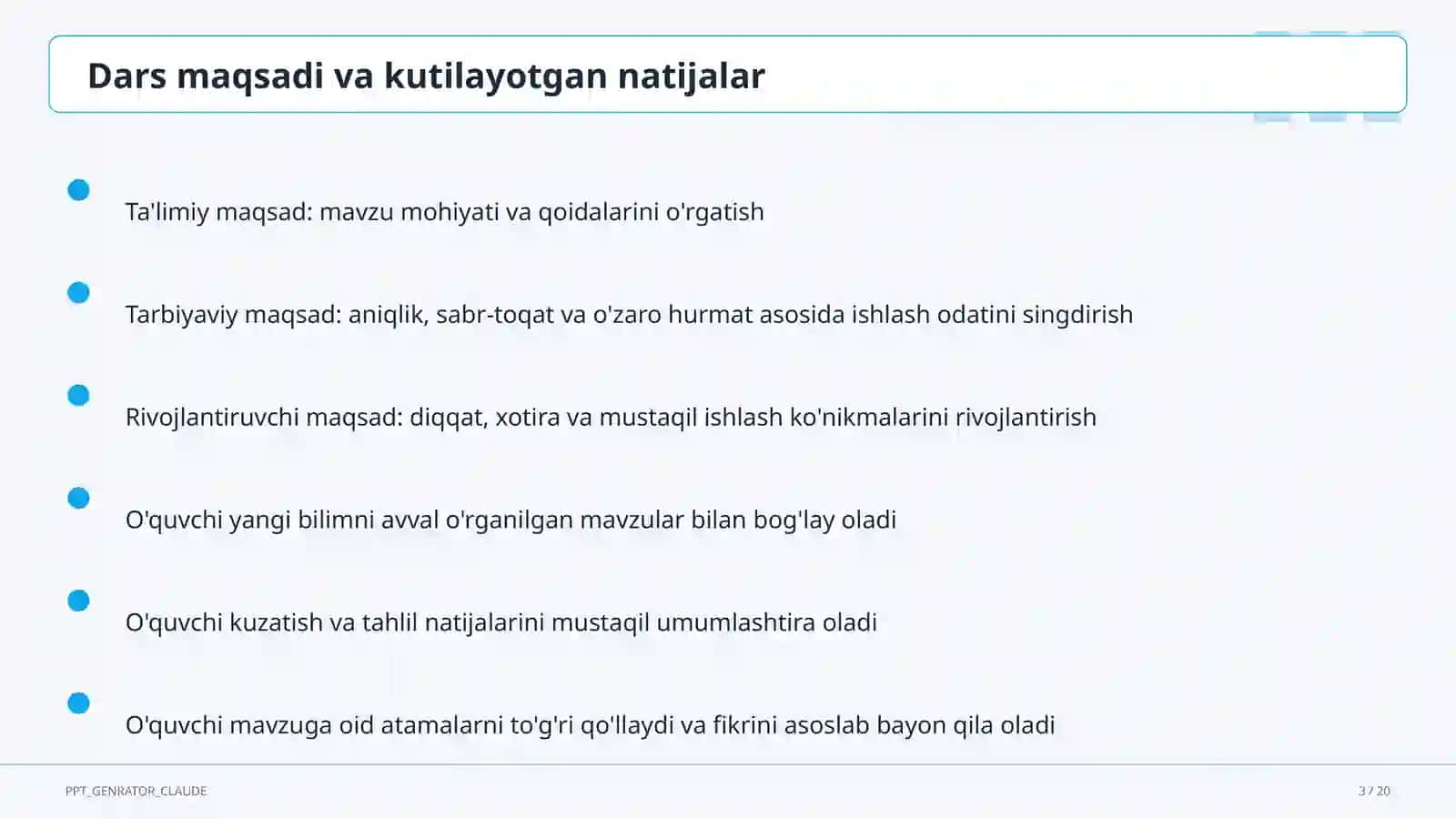 Loyihaga asoslangan ta'lim (PBL) 3