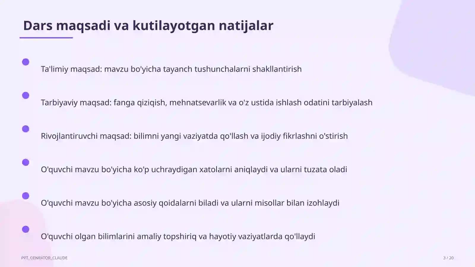 Chizmachilik asoslari: chizma asboblari va formatlar (8-sinf) 3