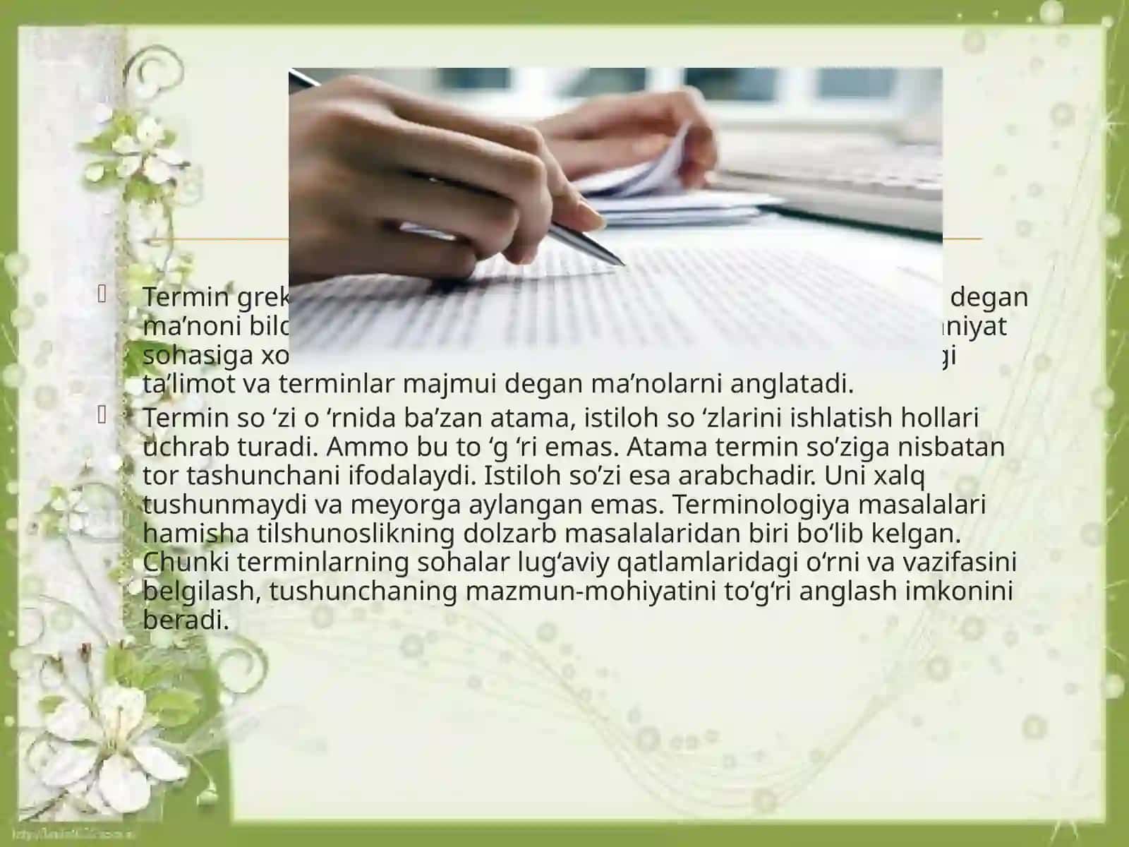 TIL VATERMINOLOGIYA 3