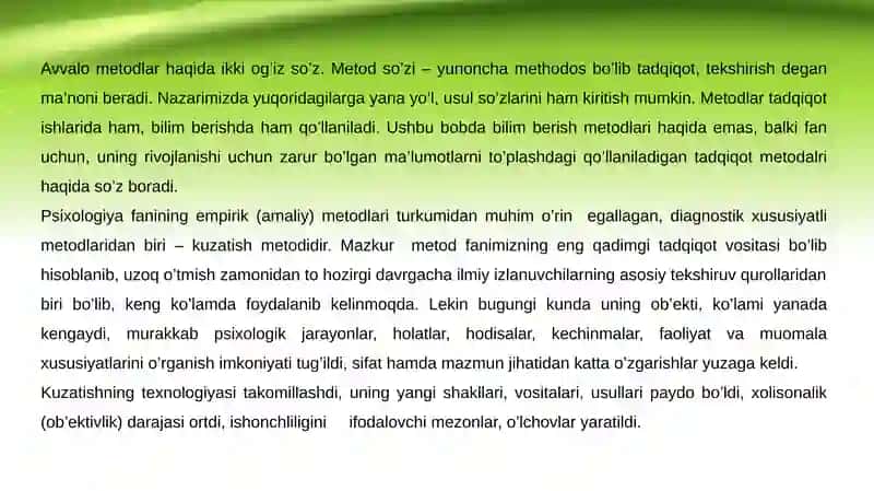 Psixologiyaning ilmiy tadqiqot metodlari 3