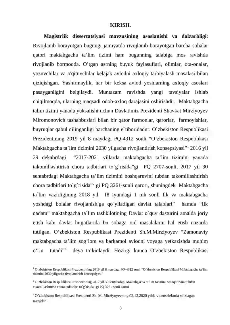 O‘ZBEK XALQ ERTAKLARI VOSITASIDA MAKTABGACHA YOSHDAGI BOLALARDA AXLOQIY SIFATLARNI SHAKLLANTIRISH 3