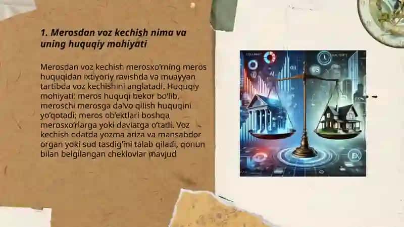 Merosda voz kechish tartibi 3