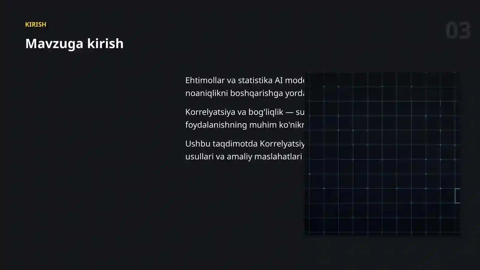EHTIMOLLAR VA STATISTIKA 3