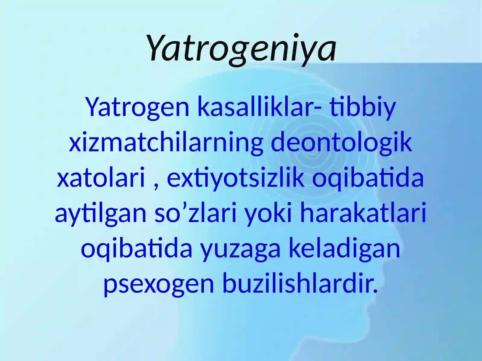 Hozirgi zamondagi tibbiyotida yatrogeniya muammolari 3