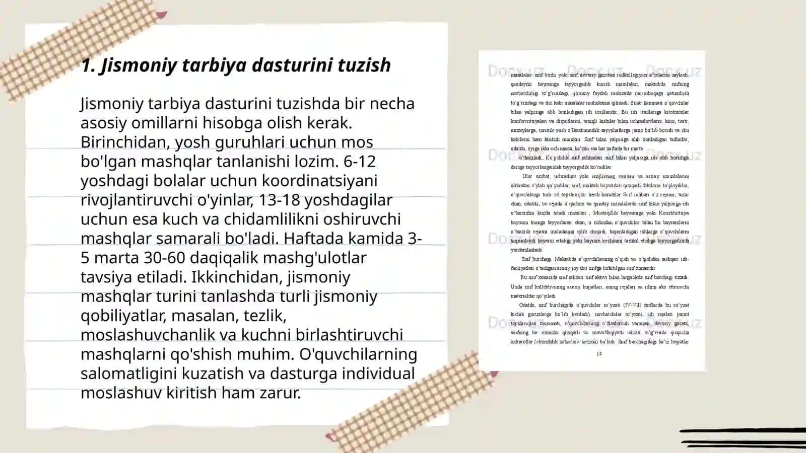 Jismoniy tarbiya ishlarini rejalashtirish va hisobga olish 3