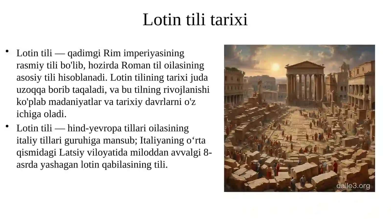 lotin tili tarixi va uning kelib chiqishi 3