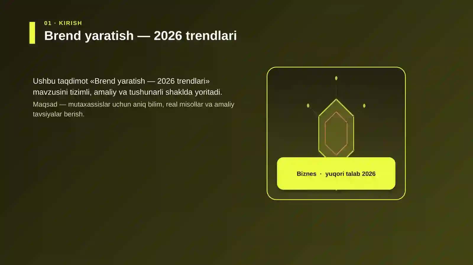 Brend yaratish — 2026 trendlari 3