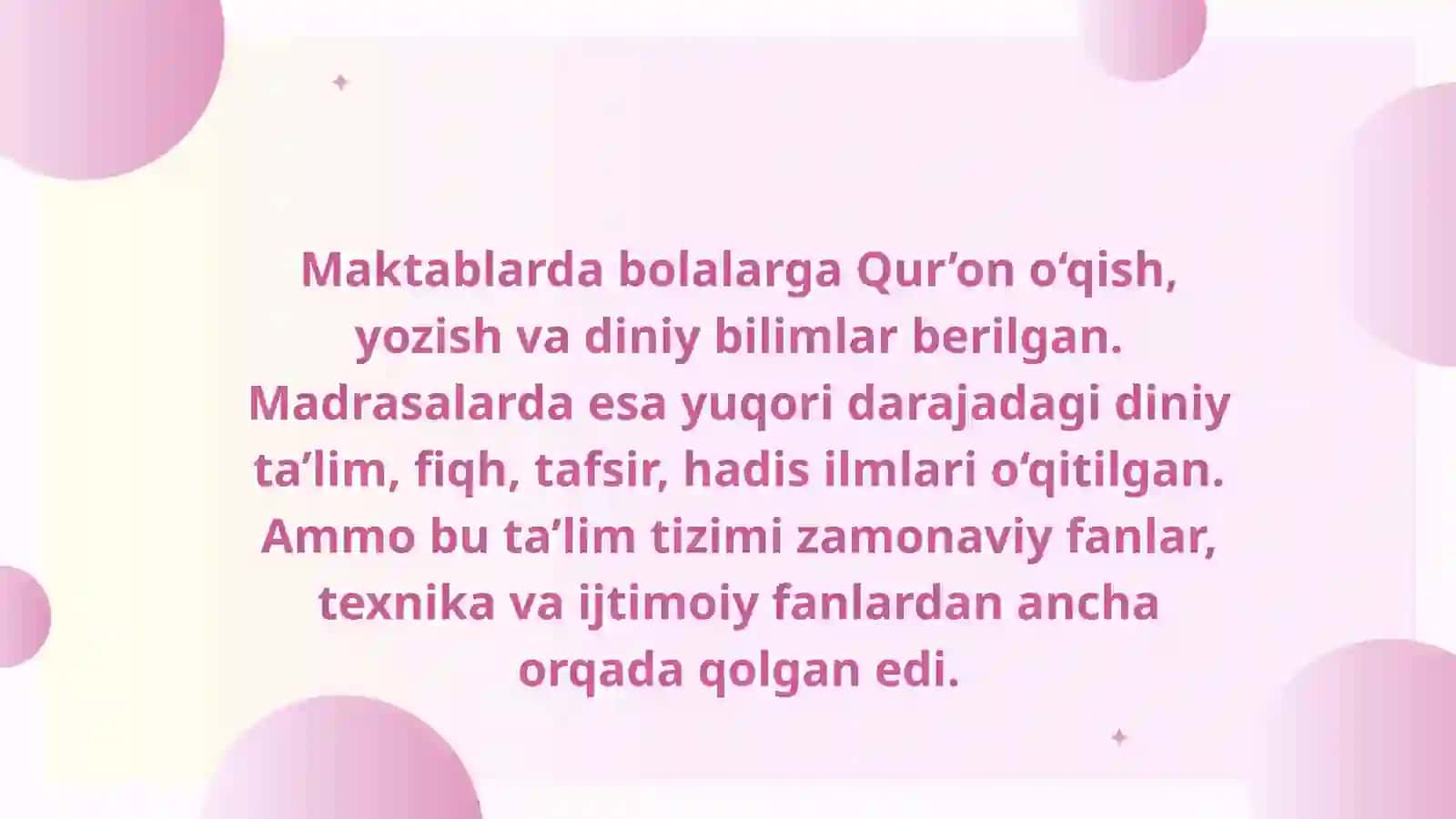 XIX ASRNING 2-YARMI – XX ASR BOSHLARIDA TURKISTONDA TA’LIM VA PEDAGOGIK FIKRLAR 3