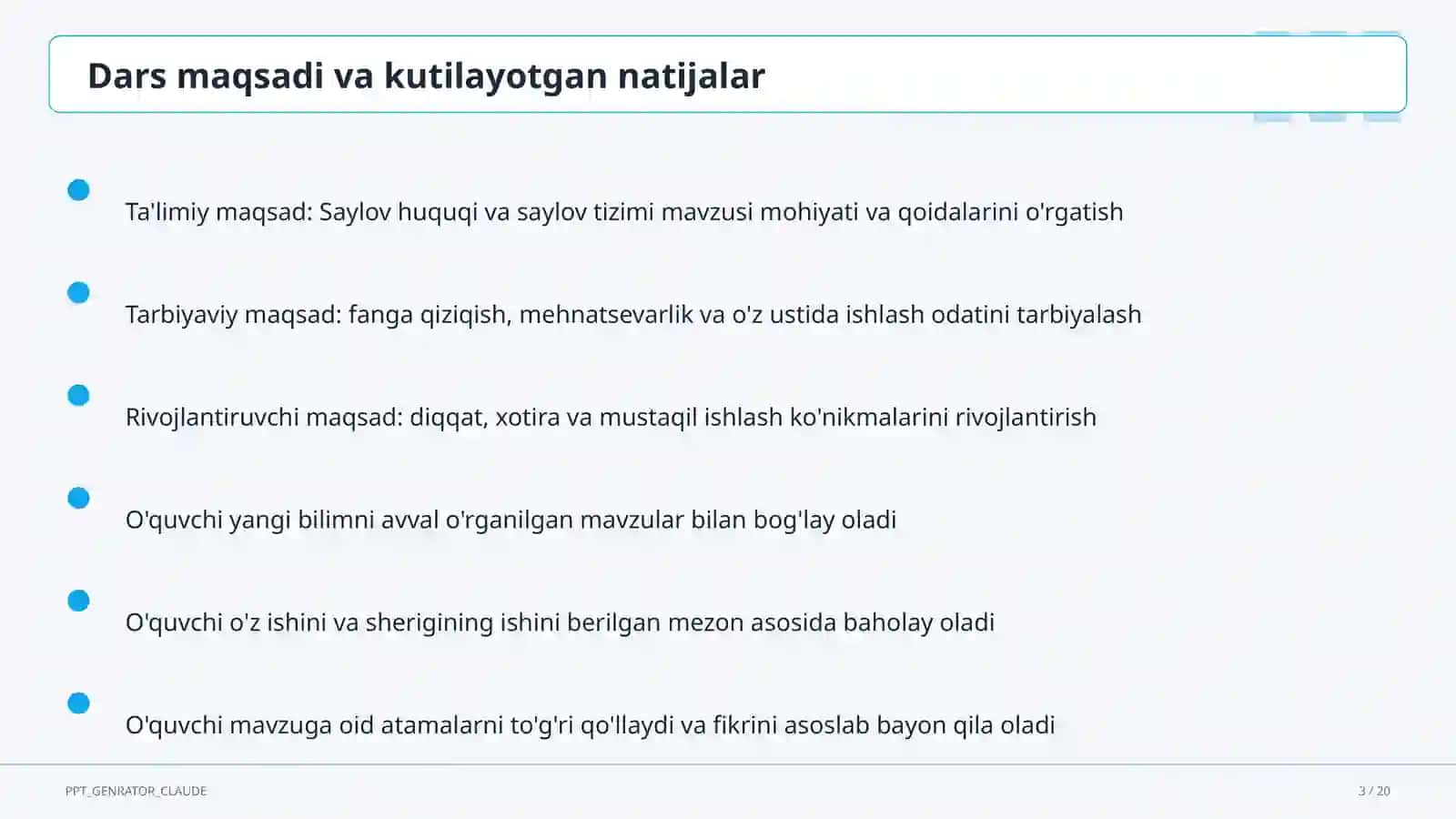 Huquq va iqtisodiyot asoslari (9–11) 3