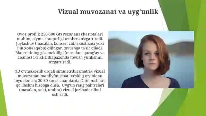 Profil tahlili va dizayn ta'sirlari 3