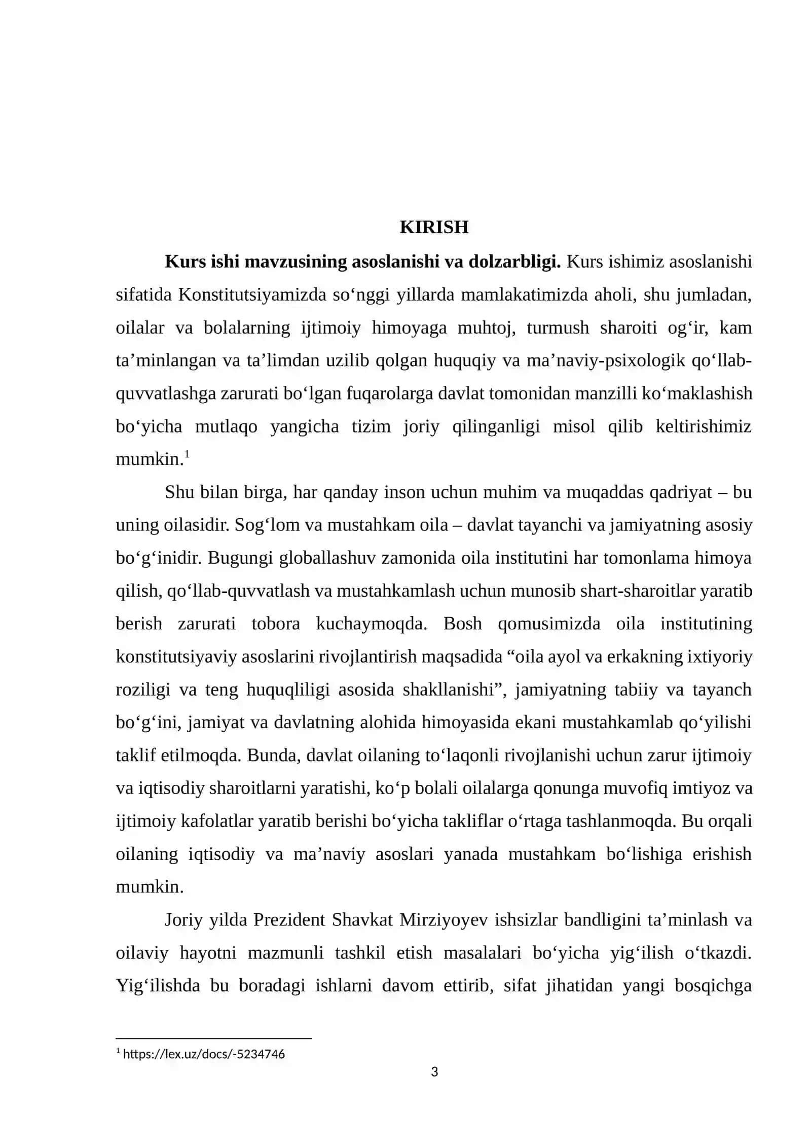 Turli toifadagi oilalar va bolalarga ijtimoiy xizmat koʻrsatish huquqini aniqlash 3