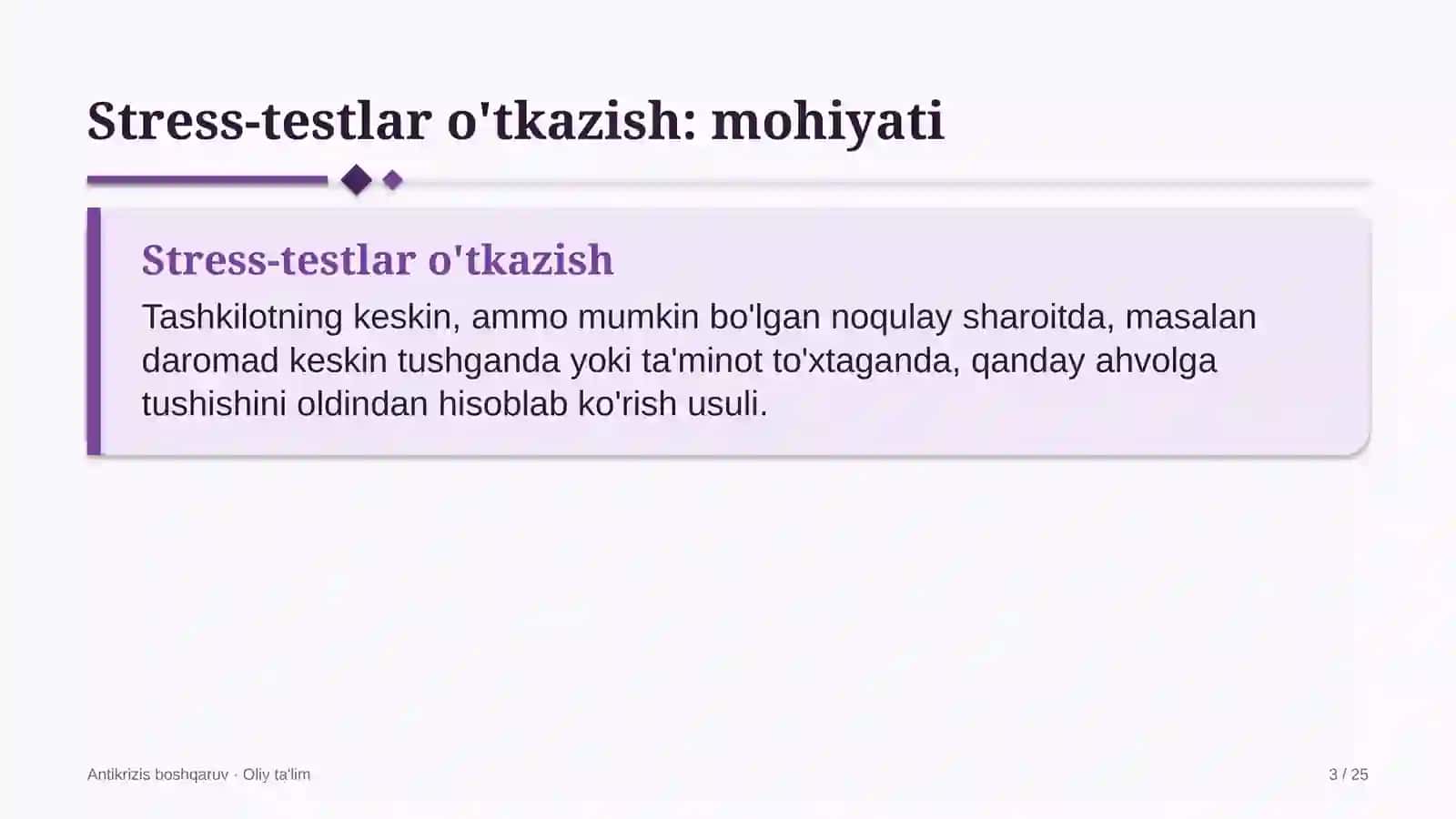 Chegara qo'shinlarida stress-testlar o'tkazish 3