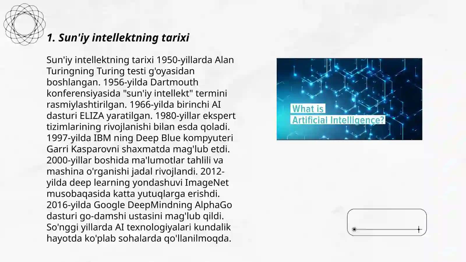 Sun'iy intellektning tarixi 3