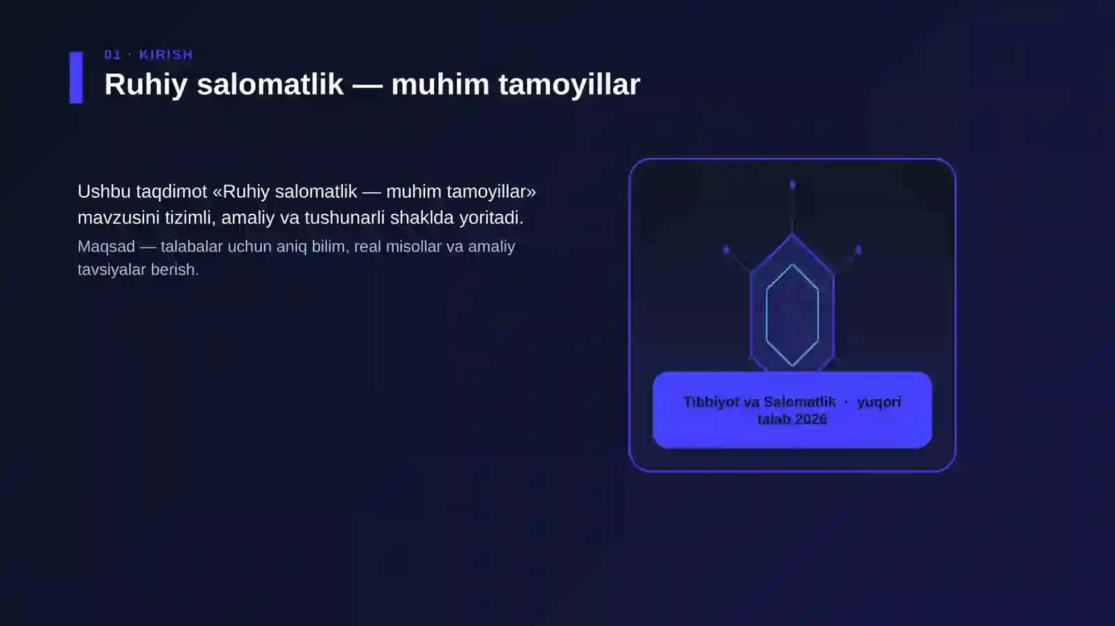 Ruhiy salomatlik — muhim tamoyillar 3