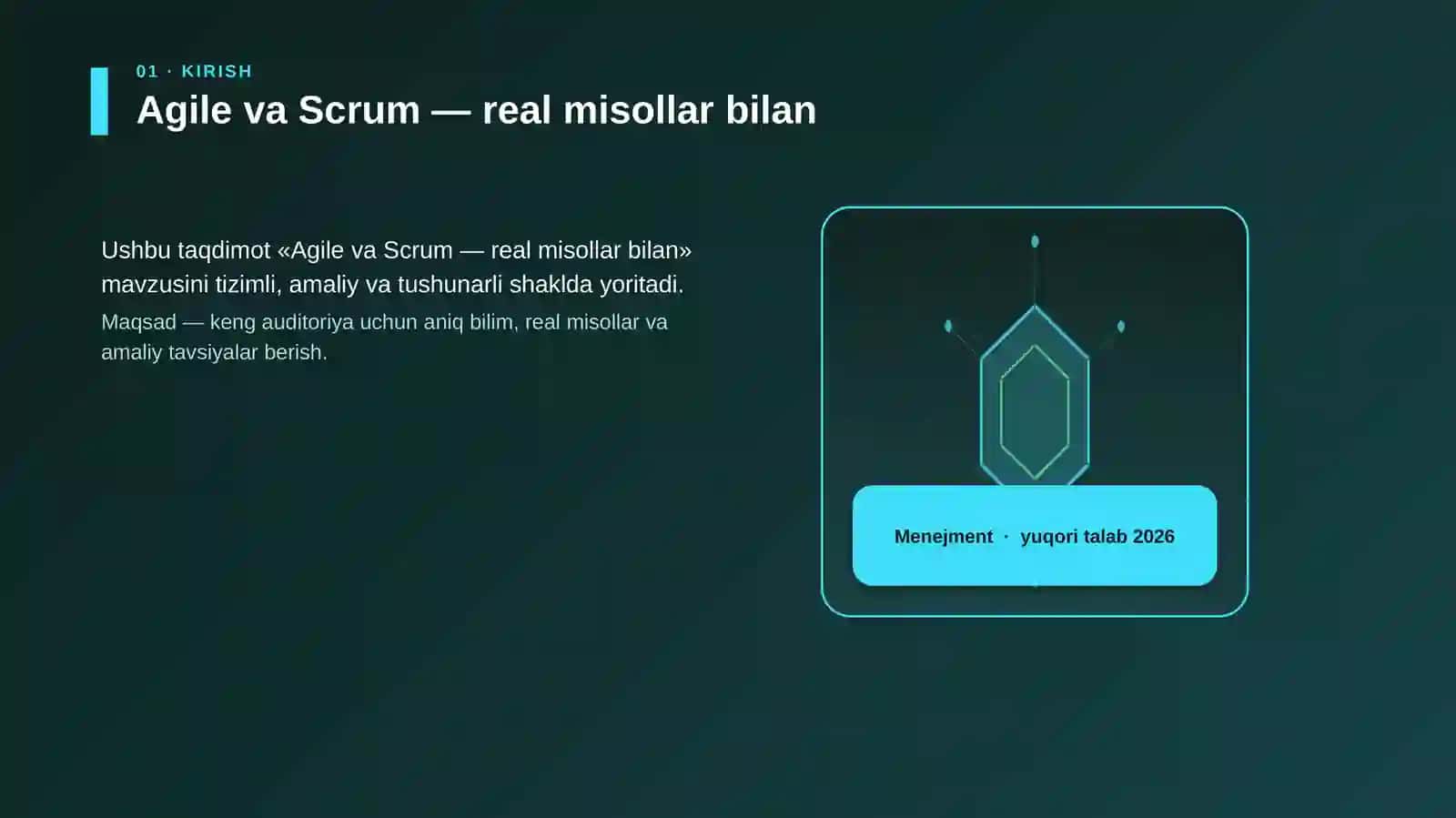 Agile va Scrum — real misollar bilan 3