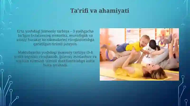 Erta va maktabgacha yoshdagi bolalar uchun jismoniy tarbiya 3