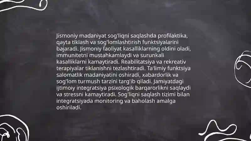 Jismoniy madaniyatning jamiyatdagi vazifalari va shakllari 3