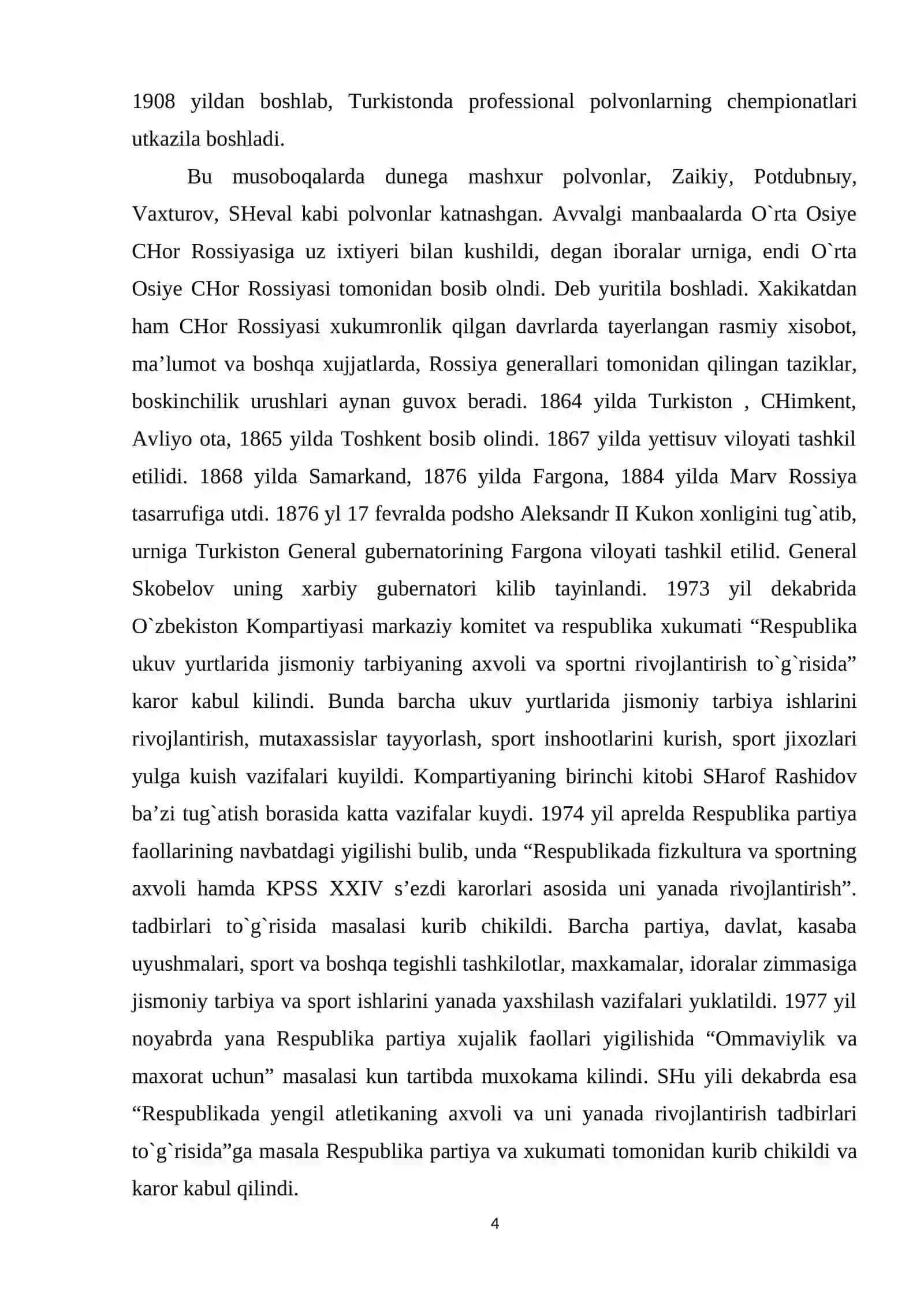 O`zbekiston Respublikasida jismoniy tarbiyaning rivojlanishi 3