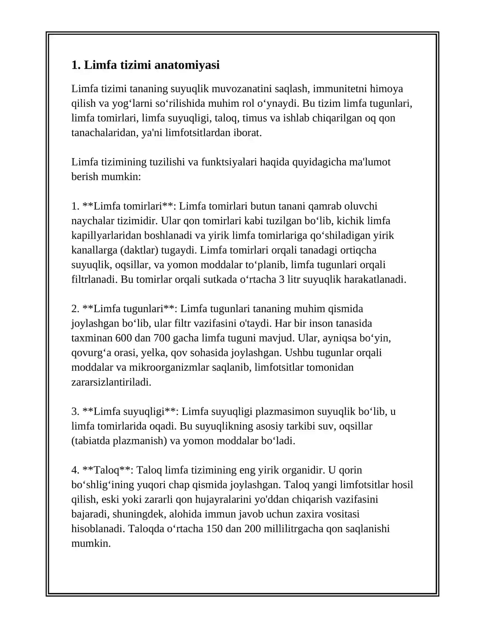 LIMFA VA UNING HARAKATI 3