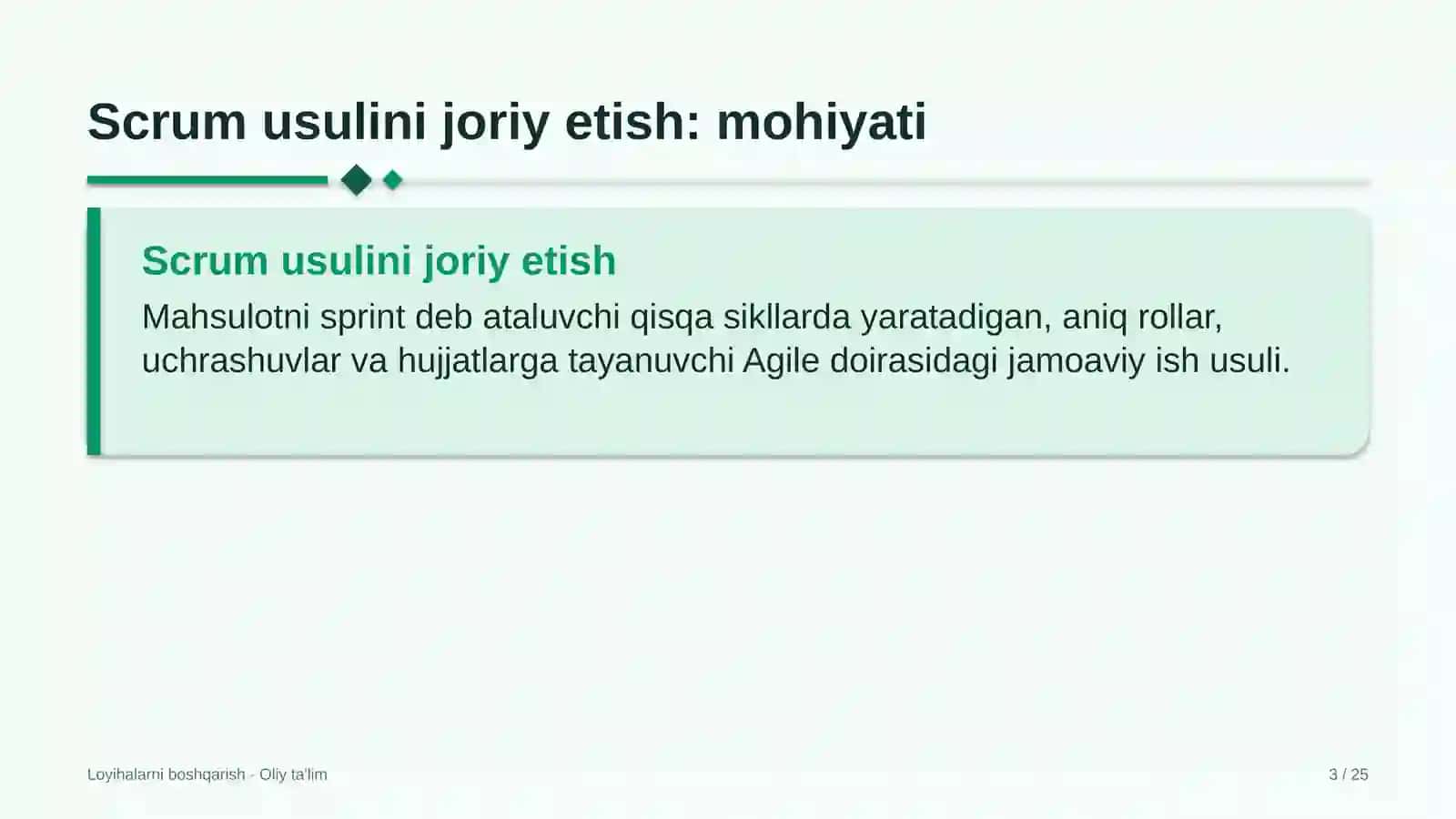 uy joy mulkdorlari shirkatlarida scrum usulini joriy etish 6403 3