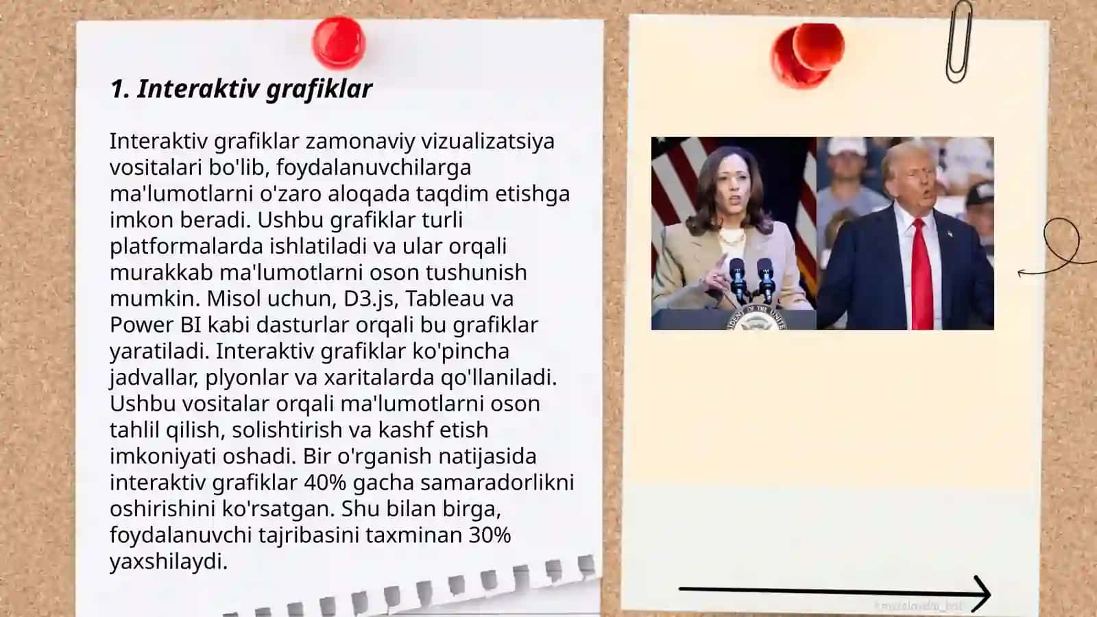 Ma'lumotlarni vizualizatsiya qilishda yangi texnologiyalar 3