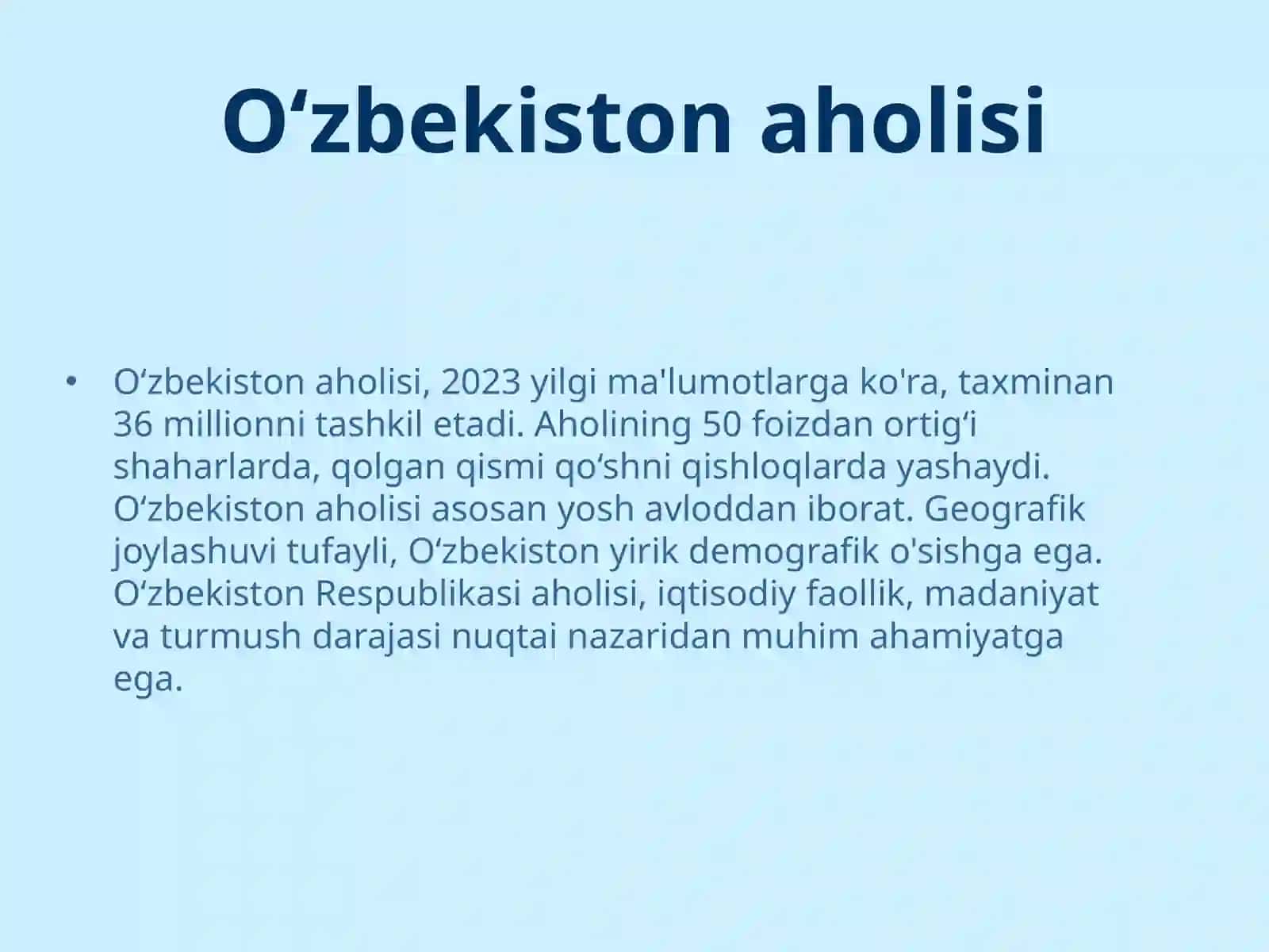O'zbekiston aholisi 3