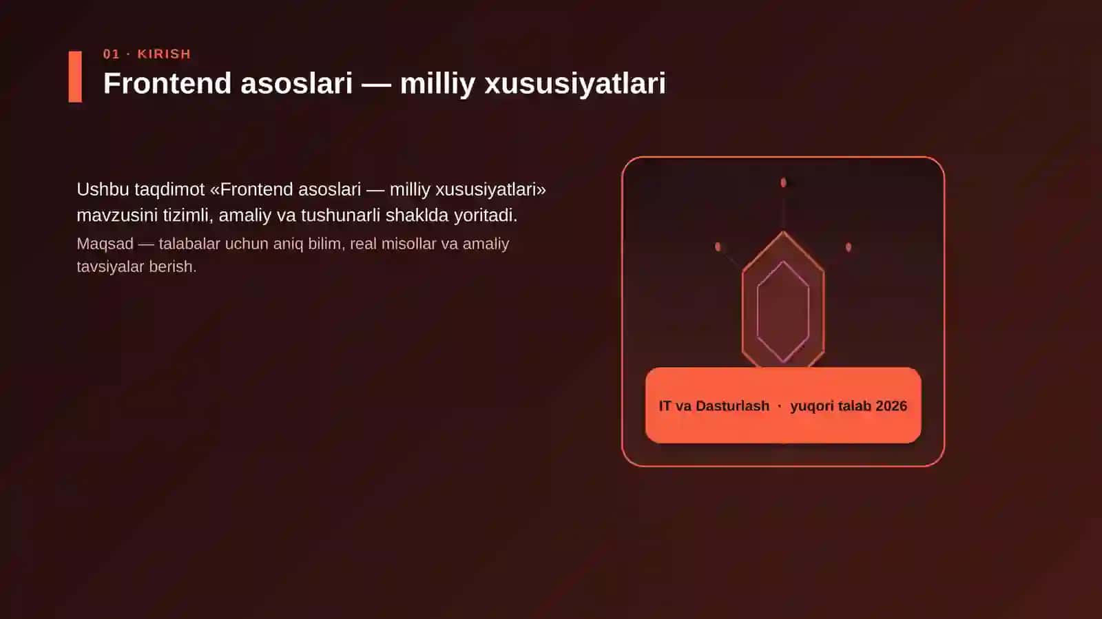 Frontend asoslari — milliy xususiyatlari 3