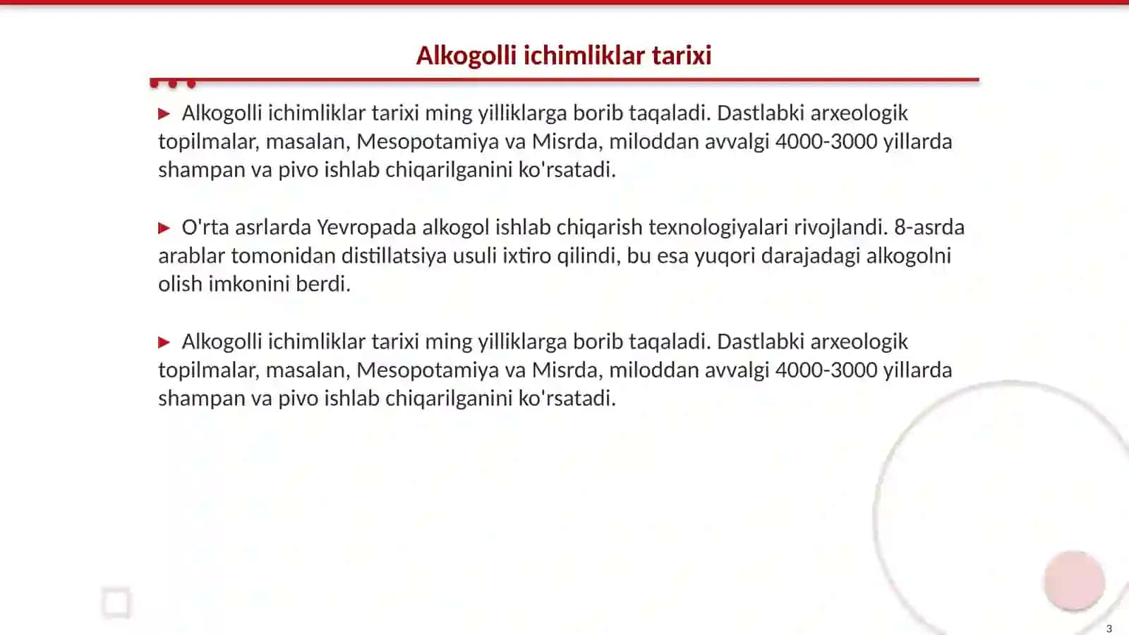 Alkogolli ichimliklar.Tasnifi tavsifi va qoʻllanilishi 3
