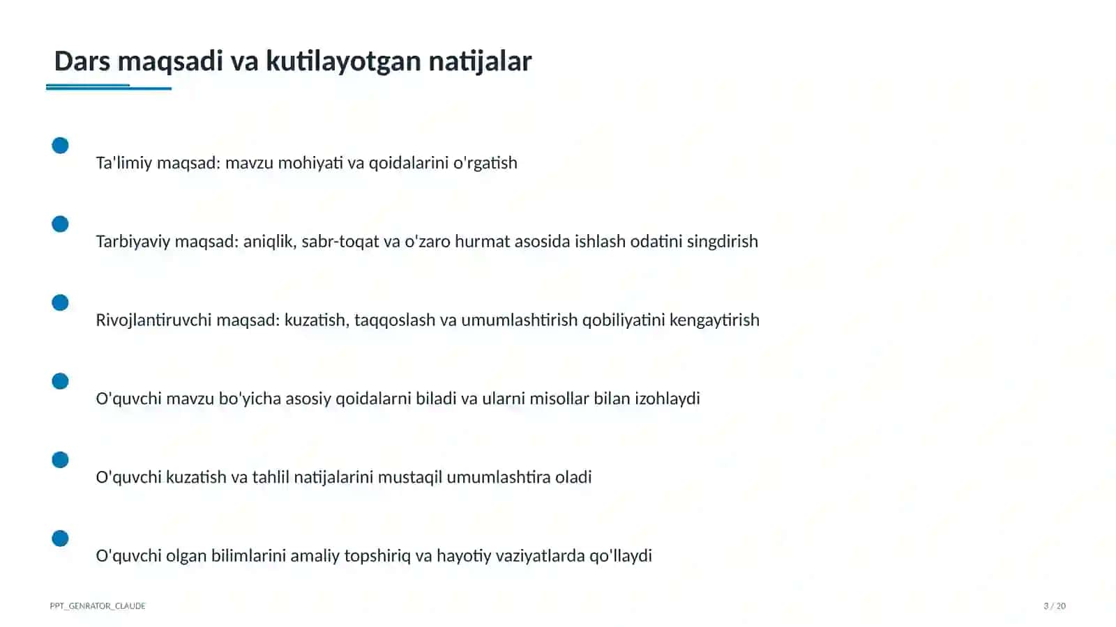 Diagramma va jadvallar bilan ishlash (4-sinf) 3