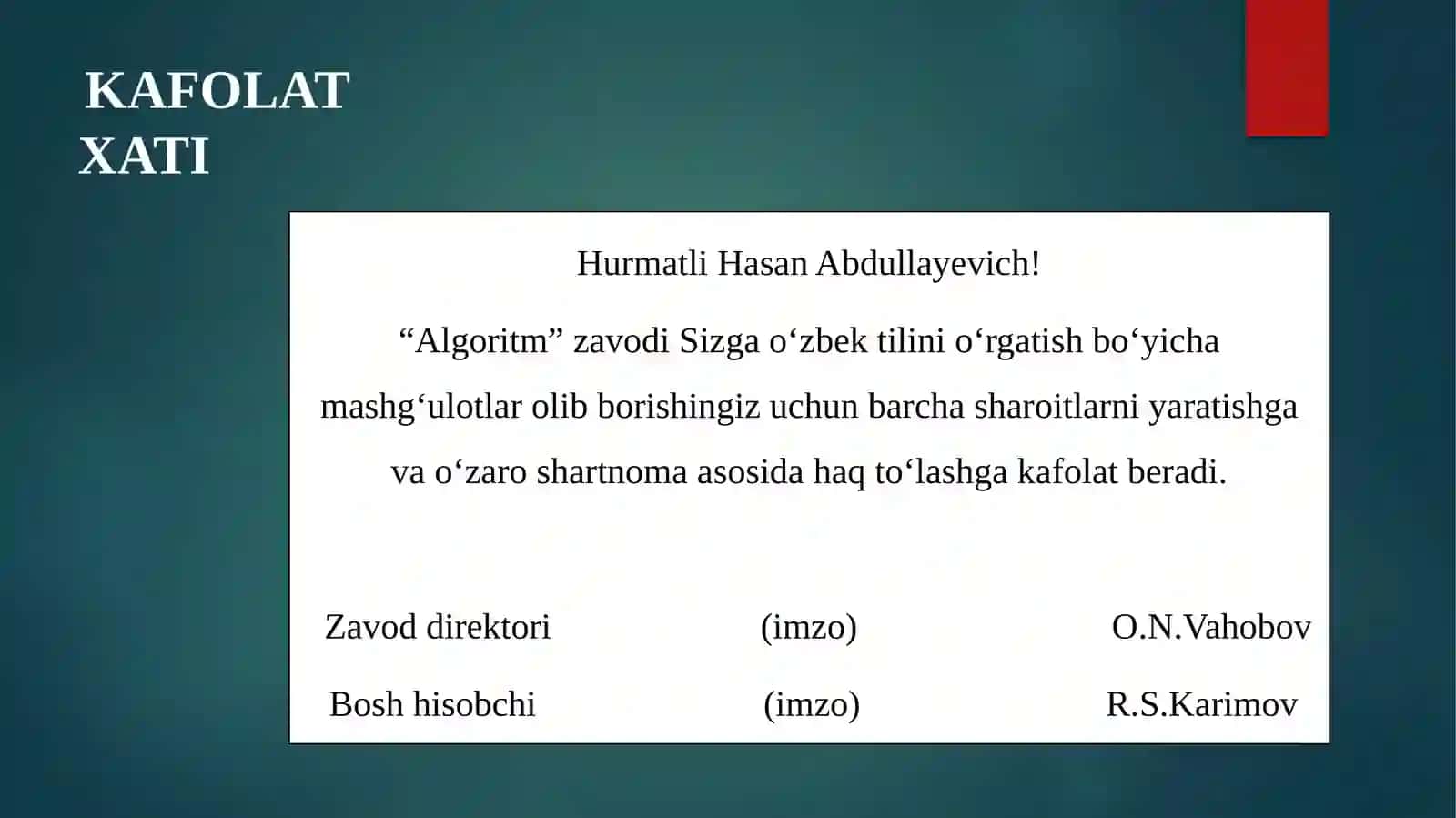 KAFOLAT XATI 3