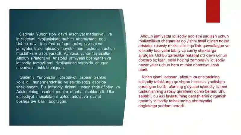 YUNONLAR, AFLOTUN, ARISTOTEL 3