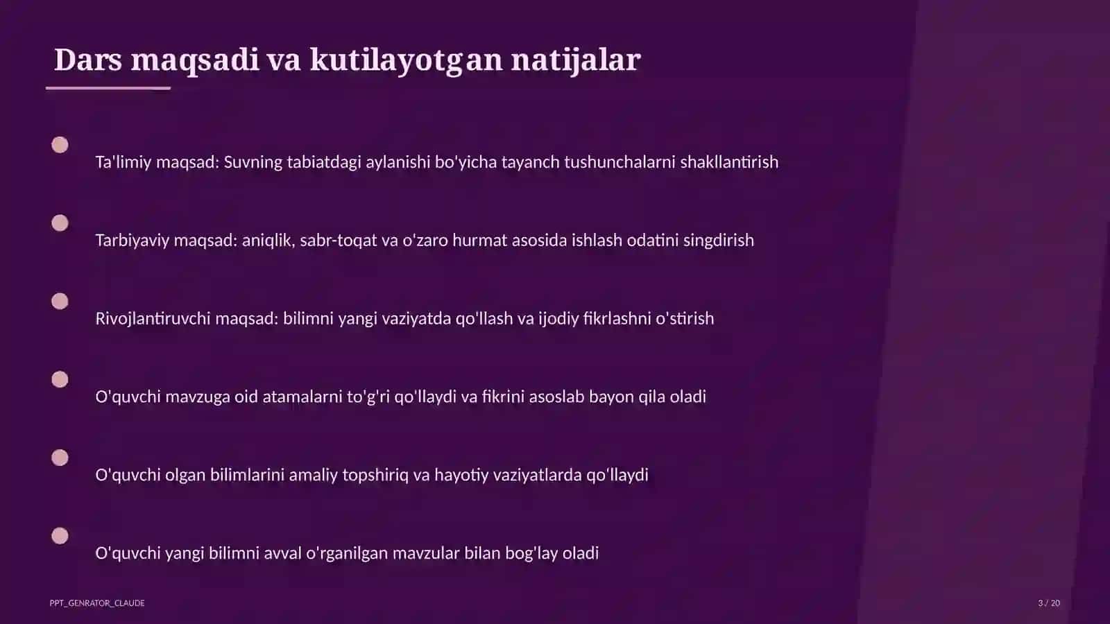 Suvning tabiatdagi aylanishi (2-sinf) 3