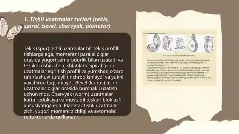 Tishli uzatmalar 3