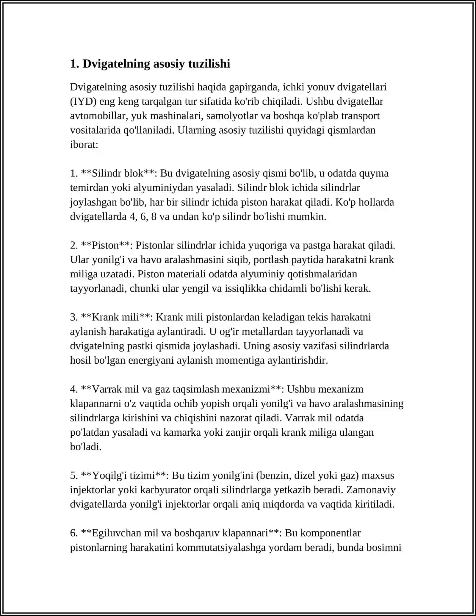 DVIGATELLARNING MOYLASH TIZIMI,TUZILISHI VA ISHLASHNI URGANISH 3