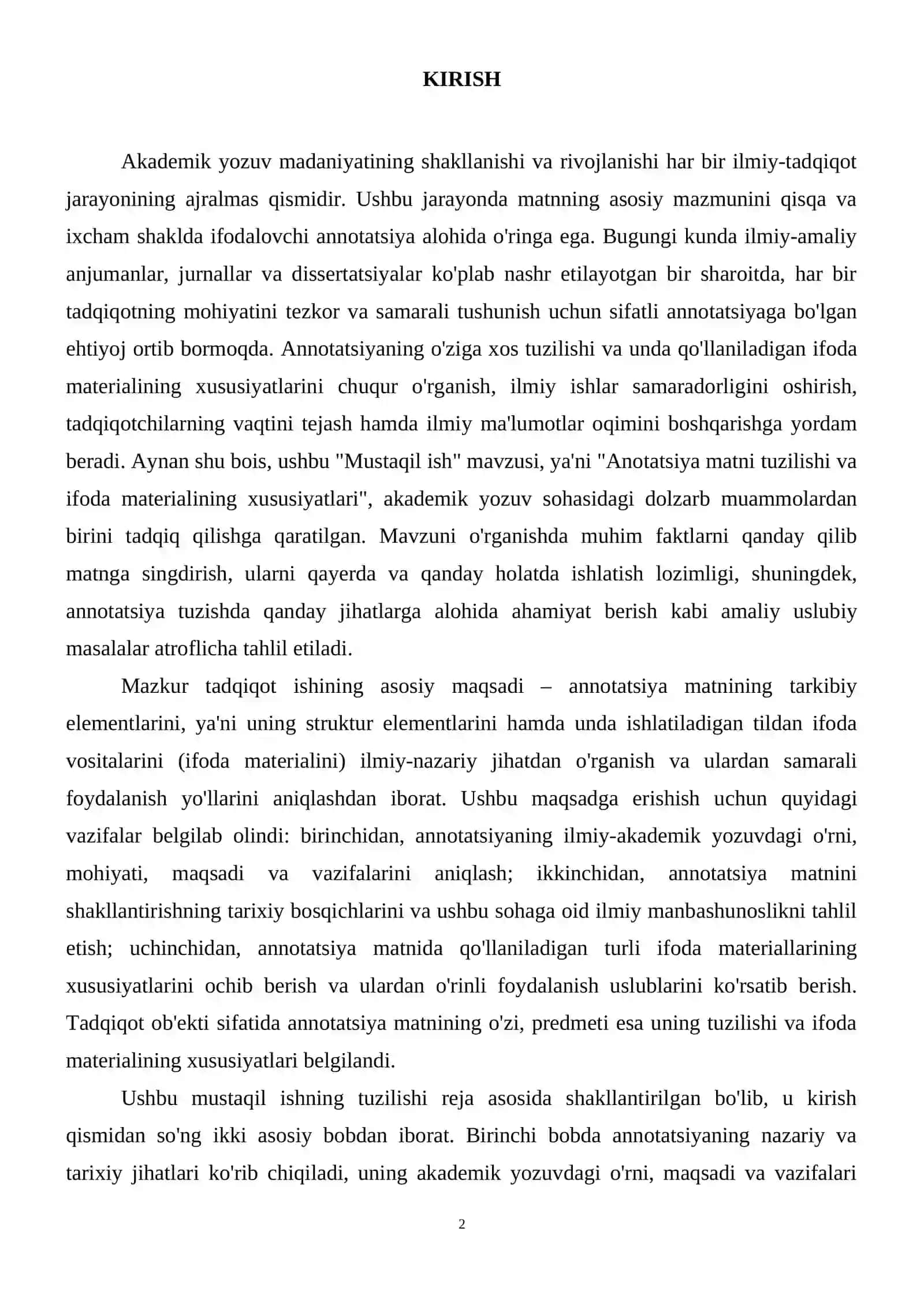 Anotatsiya matni tuzilishi va ifoda materialining xususiyatlari 3