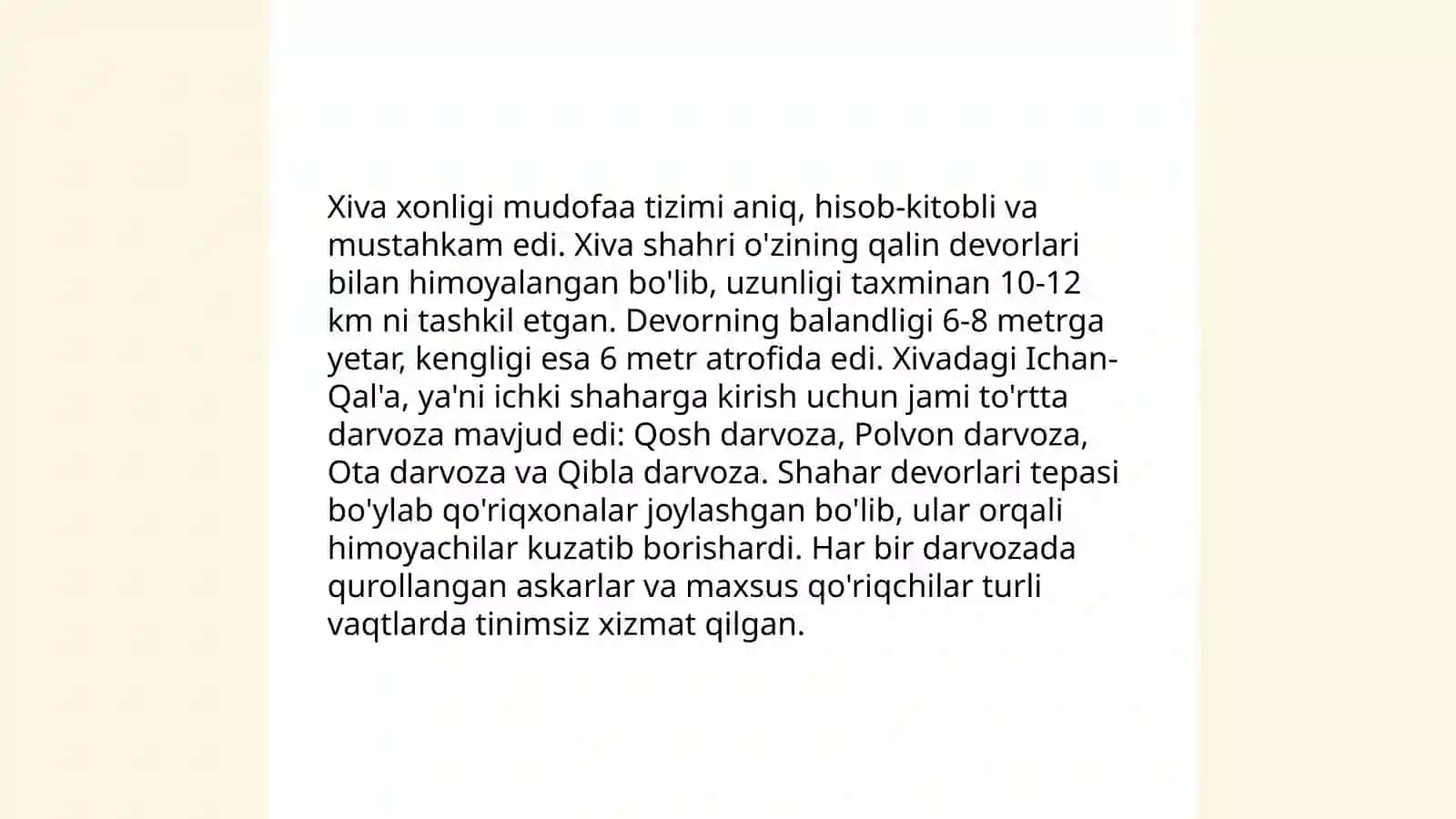 Xiva xonligida harbiy ishlar 3