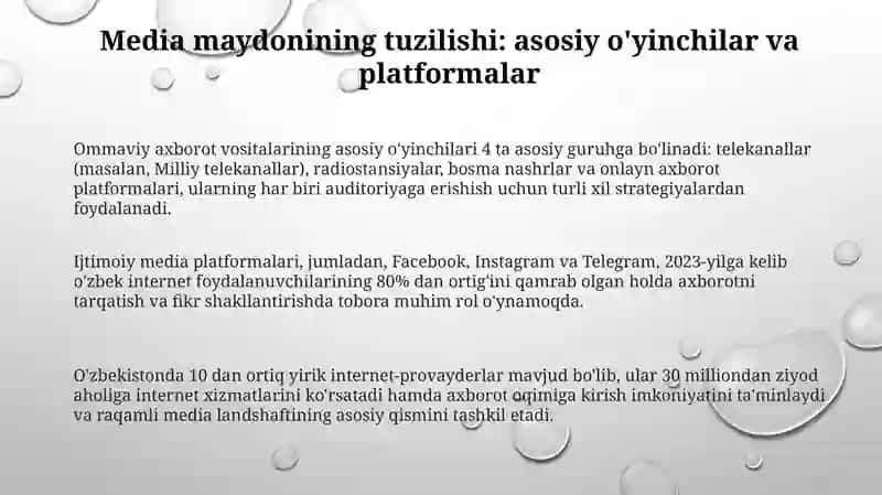 Media maydonda tuzilish va ta'sir 3