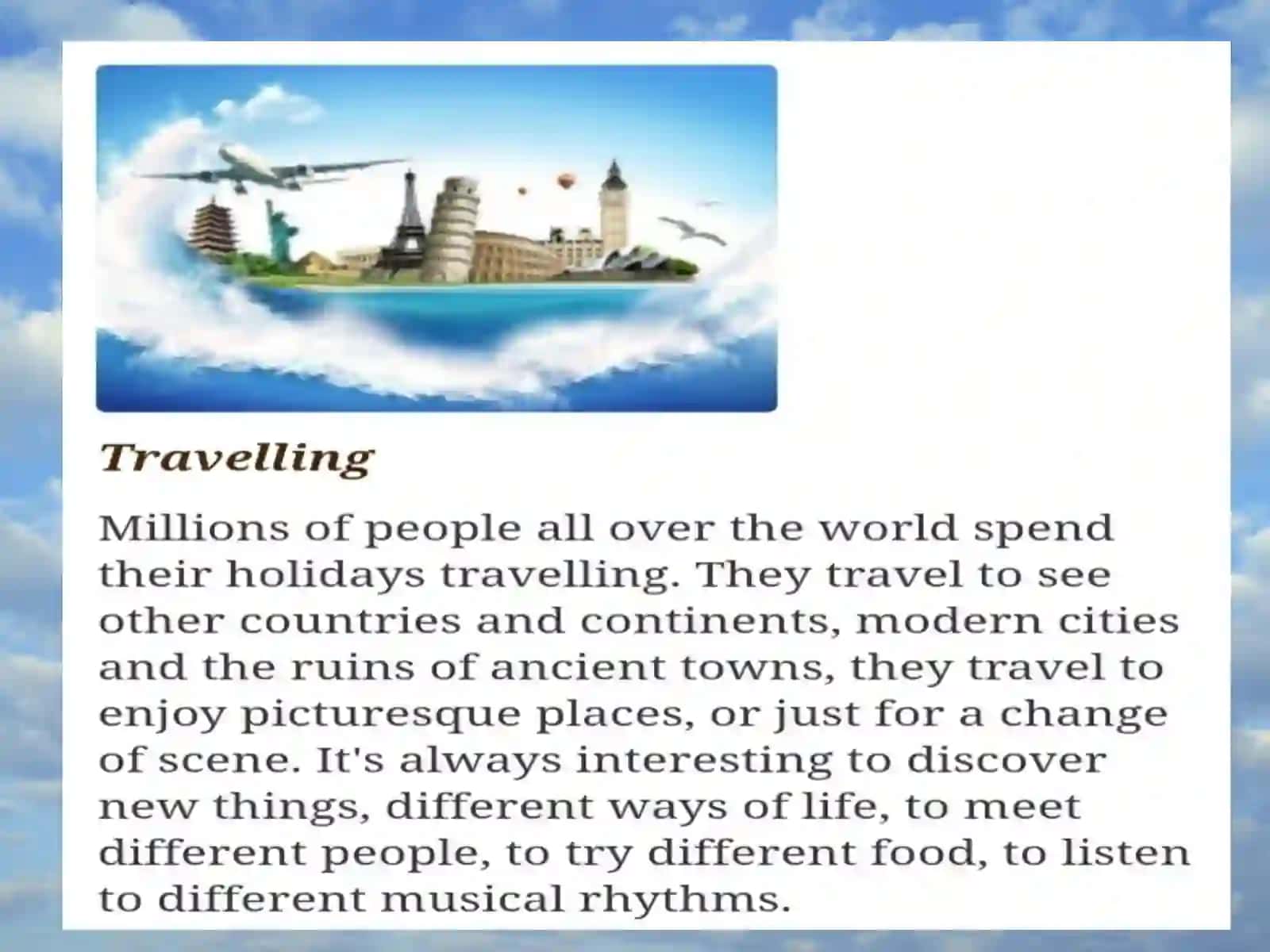 Travelling 3