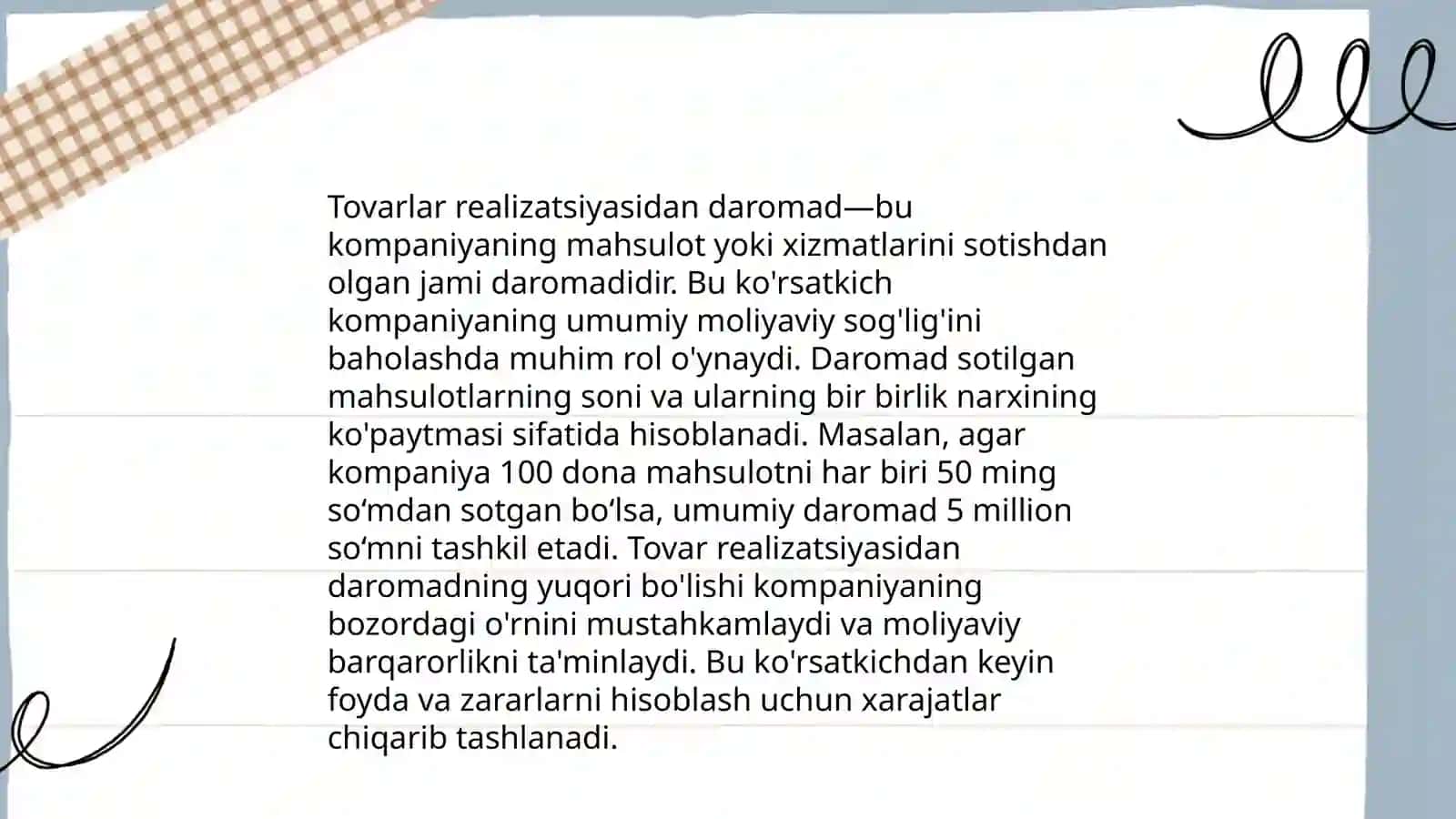 Soliq solish maqsadida tovarlarni (xizmatlarni) realizatsiya qilishdan olingan daromad haqida tushuncha 3