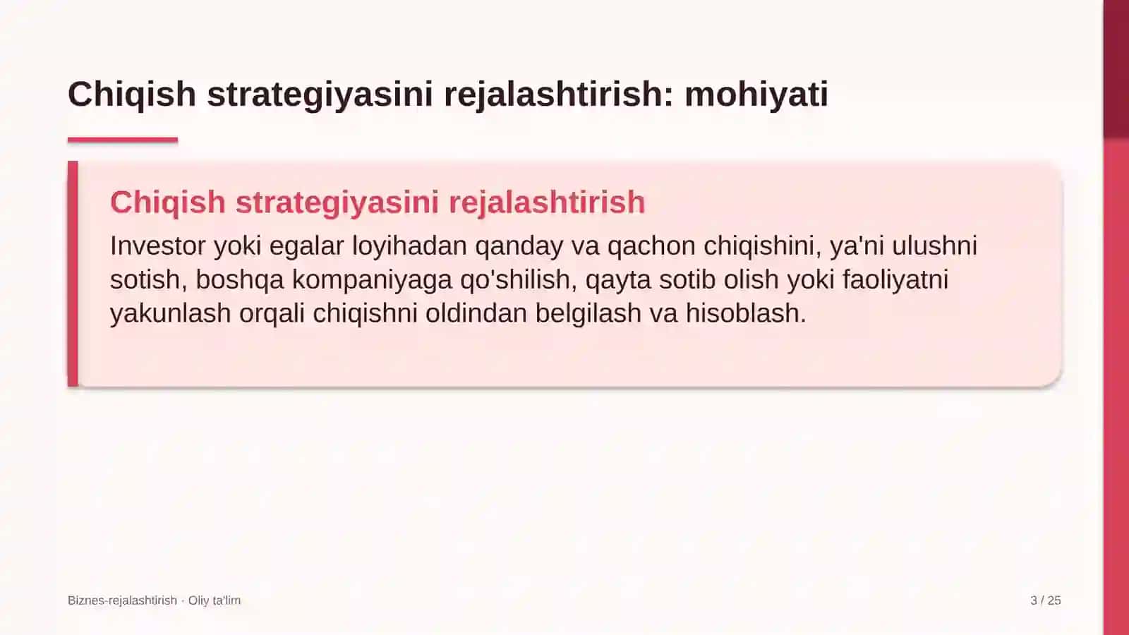 dezinfeksiya xizmatlarida chiqish strategiyasini rejalashtirish 2676 3